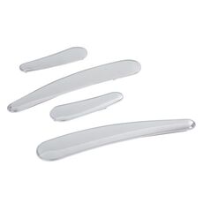 4 pezzi / set adesivo per bilanciere a goccia elettrolitico per motocicletta per Harley Softtail 2008-2017