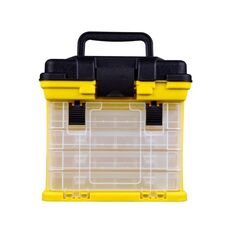 Scatola portaoggetti multifunzionale per accessori da pesca in mare Scatola porta esche Scatola porta attrezzi da pesca (giallo)