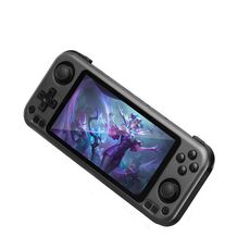 Console di gioco portatile CB408 con touch screen da 4,7 pollici, supporta WiFi, Android 11 + sistema Linux, 128 GB (grigio)