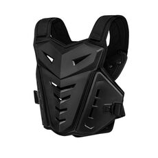 SULAITE Motocross Armor Vest Motociclista Protezione del torace Attrezzatura da corsa Anti-caduta Armatura Protettiva, Taglia: Uniforme (Nero)