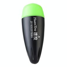 Galleggiante luminoso elettronico per la pesca notturna, galleggiante anticaduta in ABS per la pesca in mare, misura: 3 (verde)