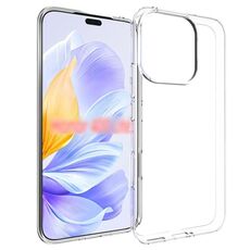 Custodia per telefono in TPU con texture impermeabile per Honor 400 Lite (trasparente)