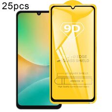 Per Samsung Galaxy M06 5G 25 pezzi 9D Full Glue Pellicola in vetro temperato per schermo