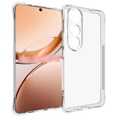 Per vivo V50 Lite 5G Custodia per telefono in TPU antiurto antiscivolo e spessa (trasparente)