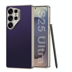 Per Samsung Galaxy S25 Ultra GKK GKK Ruijie Custodia per telefono in pelle ultra sottile, penna non inclusa (viola)