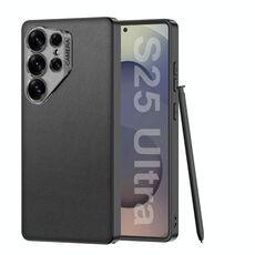 Per Samsung Galaxy S25 Ultra 5G GKK Ruijie Custodia per telefono ultrasottile in pelle, penna non inclusa (nero)