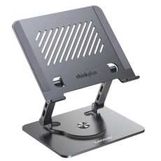Supporto in metallo per dissipazione del calore per laptop Lenovo Thinkplus ZJA7 con rotazione a 360 gradi (grigio)