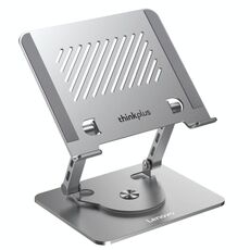 Supporto in metallo per dissipazione del calore per laptop Lenovo Thinkplus ZJA7 con rotazione a 360 gradi (argento)