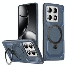 Per Xiaomi 14T Pro Custodia per telefono con supporto MagSafe satinato (blu)