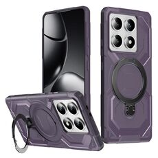 Per Xiaomi 14T Pro Custodia per telefono con supporto MagSafe satinato (viola)