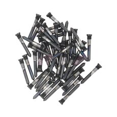 Per iPhone 16 Plus / 16 100 pezzi Viti per porta di ricarica (nero)