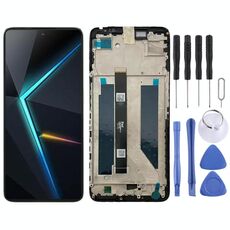 Per ZTE nubia Neo 2 5G Z2352N LCD Screen Digitizer Assembly completo con telaio (nero)