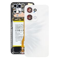 Per OPPO Reno13 Cover posteriore batteria originale con copriobiettivo fotocamera (bianco)