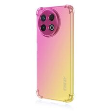 Per Tecno Spark 30 Pro 4G ENKAY Hat-Prince Gradient Airbag TPU Custodia per telefono (oro rosa)