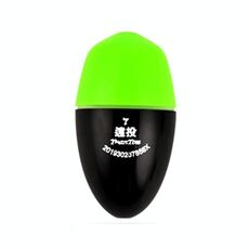 Galleggiante elettronico luminoso per la pesca notturna, galleggiante anticaduta in ABS per la pesca in mare, misura: 7 (verde)