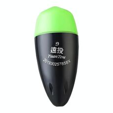 Galleggiante elettronico luminoso per la pesca notturna, galleggiante anticaduta in ABS per la pesca in mare, misura: 9 (verde)