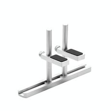 FinalCool Supporto per scheda grafica regolabile in lega di alluminio Chassis Posizione ventola Supporto per scheda grafica 8 cm Argento