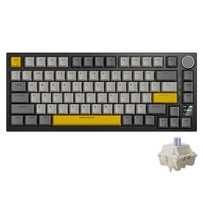 Tastiera da gioco meccanica Ajazz AK820 Pro Wireless Bluetooth Tri-mode con guarnizione Hot Swap personalizzata con schermo TFT, colore: Gift Axis Black