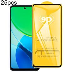 Per vivo Y29s 5G 25 pezzi 9D Full Glue Pellicola in vetro temperato per schermo