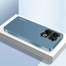 Per OPPO Reno13 Global AG Custodia per telefono in acrilico galvanico satinato (blu navy)
