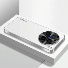 Per vivo X200 Pro AG Custodia per telefono in acrilico galvanico satinato (argento bianco)