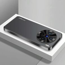 Per vivo X200 Pro mini AG Custodia per telefono in acrilico galvanico satinato (nero)