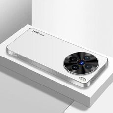 Per vivo X200 Pro mini AG Custodia per telefono in acrilico galvanico satinato (argento bianco)