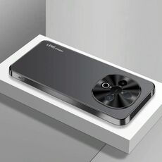 Per vivo Y300 AG Custodia per telefono in acrilico galvanico satinato (nero)