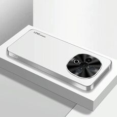 Per vivo Y300 AG Custodia per telefono in acrilico galvanico satinato (argento bianco)