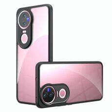 Per vivo V50 Armor Precise Hole PC Hybrid TPU Custodia per telefono (trasparente)