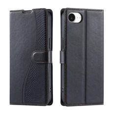 Per iPhone 16e Voltage Custodia ultrasottile in pelle a pois (nera)