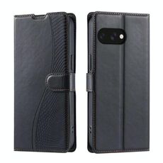 Per Google Pixel 9a Voltage Custodia ultrasottile in pelle a pois (nera)