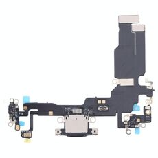 Per iPhone 15 Cavo flessibile per porta di ricarica (nero)
