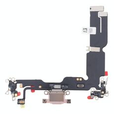 Per iPhone 15 Plus Cavo flessibile per porta di ricarica (rosa)
