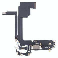Per iPhone 15 Pro Max Cavo flessibile per porta di ricarica (nero)