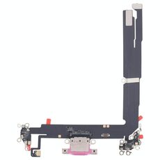 Per iPhone 16 Plus Cavo flessibile per porta di ricarica (rosa)
