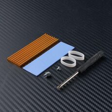 Dissipatore di calore per unità a stato solido FinalCool M.2 2280 NVMe SSD (oro)