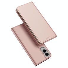 Per Samsung Galaxy S25 Edge 5G DUX DUCIS Skin Pro Series Custodia in pelle Flip per telefono (rosa)