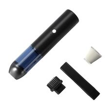 Aspirapolvere portatile per auto senza fili, piccolo aspirapolvere portatile ricaricabile per uso domestico, a umido/asciutto, con grande aspirazione (nero)