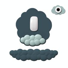3 pezzi / set Cloudy Gradient Memory Foam Silicone Mouse Pad e tastiera, stile: modello 8