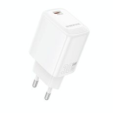 Borofone BN28 Fuente Caricabatterie a porta singola PD30W, tipo di spina: spina UE (bianco)
