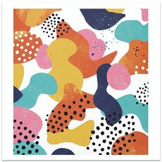 Color Paradise senza cornice EPSON Inkjet 320g Tela decorativa Stampa su richiesta, Dimensioni: 70x70cm