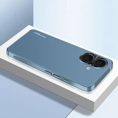 Per iPhone 16 AG Custodia per telefono in acrilico galvanico satinato (blu navy)