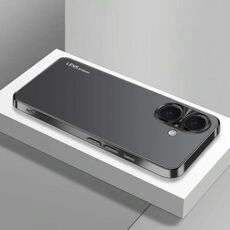 Per iPhone 16 AG Custodia per telefono in acrilico galvanico satinato (nero)