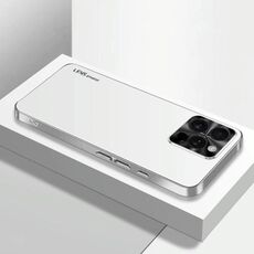 Per iPhone 16 Pro Max AG Custodia per telefono in acrilico galvanico satinato (argento bianco)