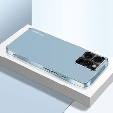 Per iPhone 16 Pro Max AG Custodia per telefono in acrilico galvanico satinato (Sierra Blue)