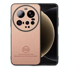 Per Xiaomi 15 Ultra Twill Tessuto Pelle Custodia Posteriore per Telefono (Rosa)