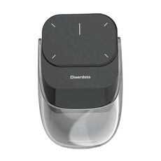 Cheerdots 2 Smart Magnetic Split Air Mouse Wireless Ricaricabile Bluetooth Dual Mode Mouse, Colore: Nero Basic