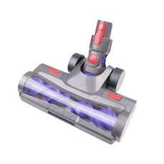 Per aspirapolvere Dyson V7 V8 V10 V11 V15 Spazzola a doppio rullo con trasmissione diretta e luce LED (A5)