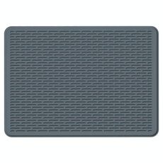 Tappetino di protezione termica multifunzionale in silicone per piano cottura, 76 x 53 x 0,25 cm, sotto il lavello, per lo scarico (grigio scuro)